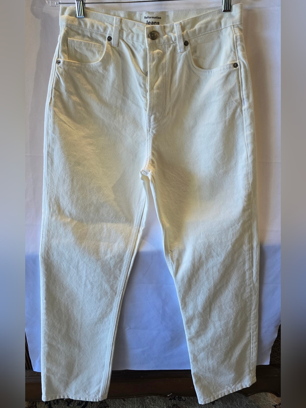 Reformation Cynthia High Rise Straight Jeans